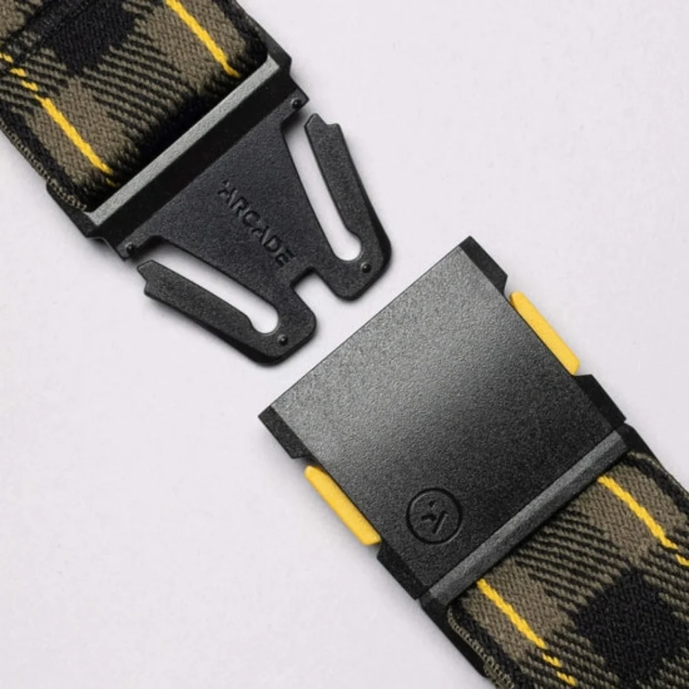 Arcade Plaid Belt